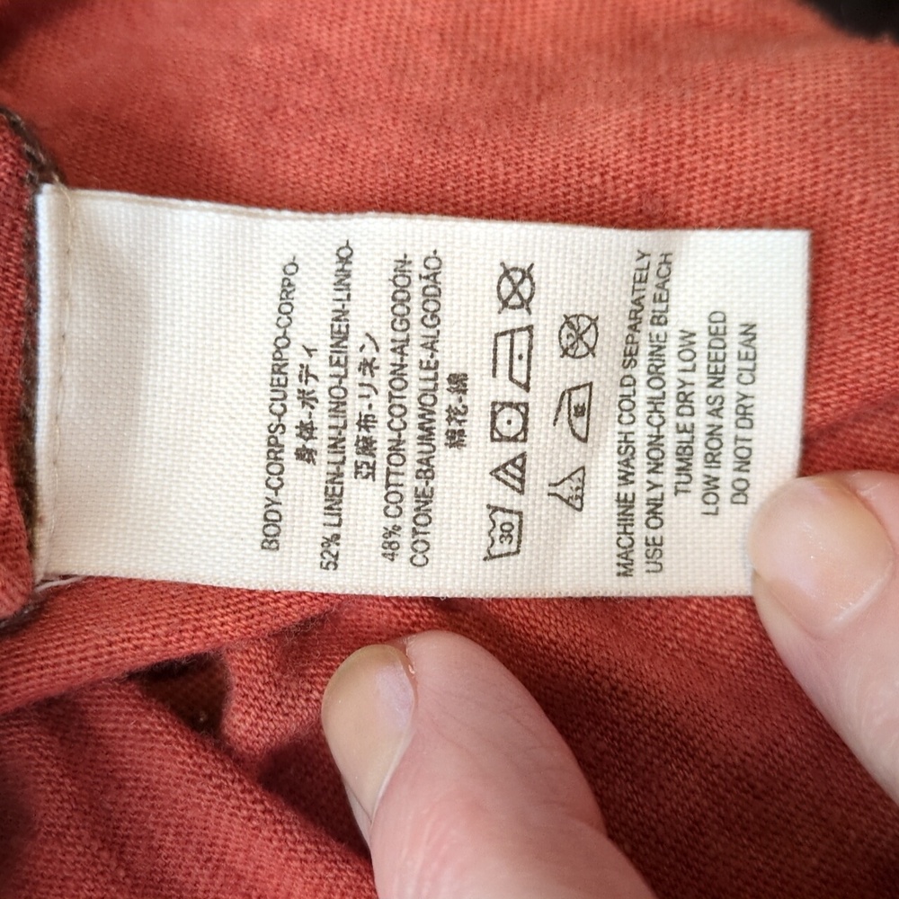 Free People First Base Henley In Copper Size S - Picture 8 of 10